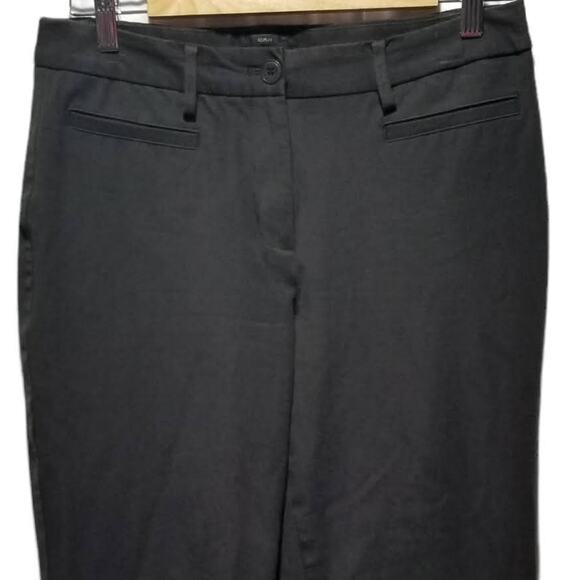 Talbots Pants 6 Stretch Straight Leg Curvy Storm Grey Trousers - Picture 5 of 5